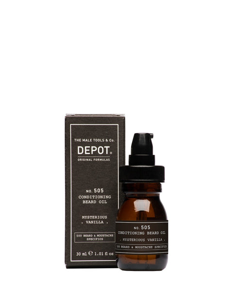 Depot 505 Conditioning Beard Oil - Leather Wood 30 ml